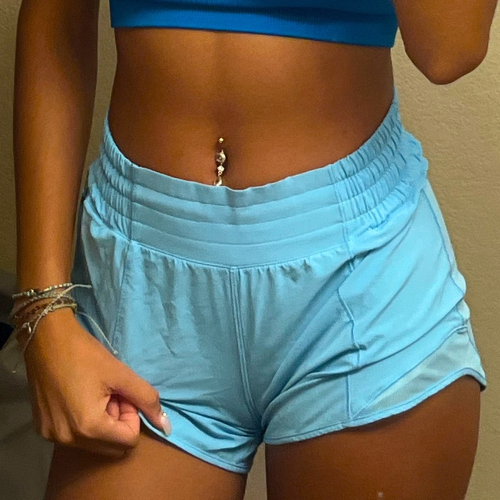 Blue lulu shorts